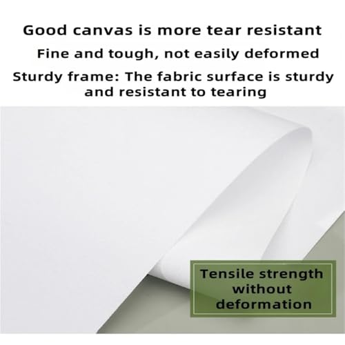 10M/Roll Cotton Canvas Roll,White Blank Specialized Suitable for Oil Painting, Pigments,27,37,47,57,67,77,87cm Wide(77cmx10m) - color: 77cmx10m