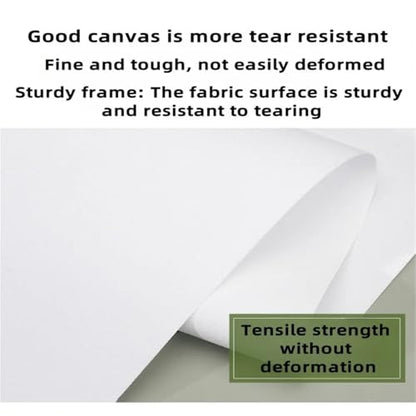 10M/Roll Cotton Canvas Roll,White Blank Specialized Suitable for Oil Painting, Pigments,27,37,47,57,67,77,87cm Wide(77cmx10m) - color: 77cmx10m
