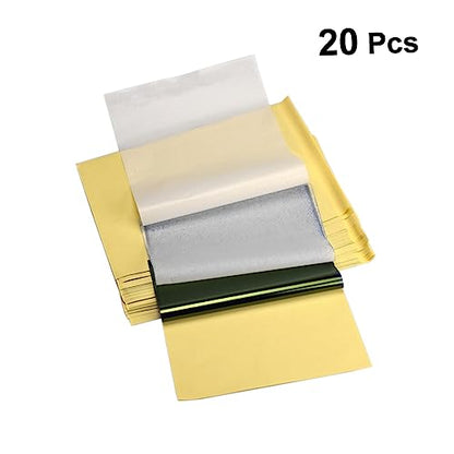 Ipetboom 20pcs Transfer Paper for Tattooing Tracing Copy Paper for Design Stencils for Artists and Beginners Safe Material for Skin Use