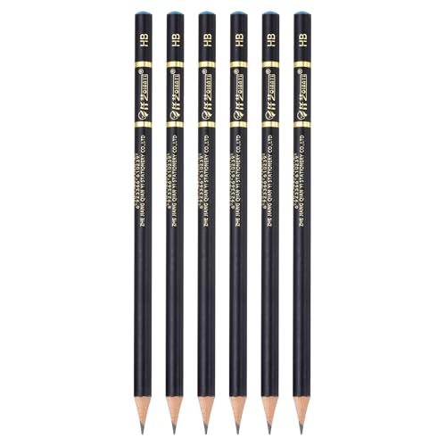PATIKIL 6Pcs Drawing Pencils for Sketching, HB Refill Sketch Pencils for Drawing, Graphite Art Pencil Set Professional Resistant Lead for Painting Shading Artist Office Supplies - size: HB