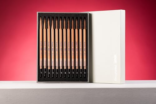 Bruynzeel Design Graphite Pencils, Box Set of 12