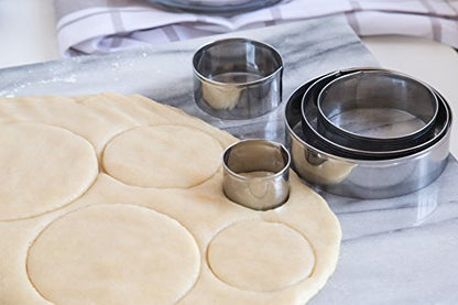 Fox Run - 3681 Fox Run, 1 x 4 x 4 inches, Circle Cookie Cutter Set - color: Circle Cookie Cutter Set