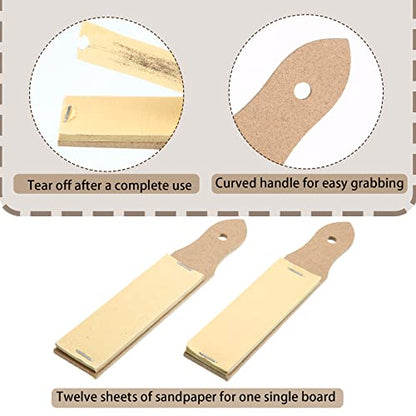 Sandpaper Sharpener Sketch Sandpaper Pencil Sharpeners for Artists Charcoal Pencil Pointer for Adults Teens Pastel Sticks Drawing Tool (20)