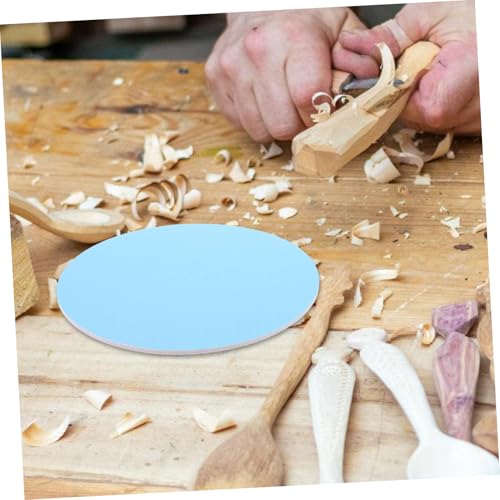 Homoyoyo Linoleum Carving Blocks for Printmaking Round PVC Stamp Making Blanks Tools for Stamps and Engraving Projects