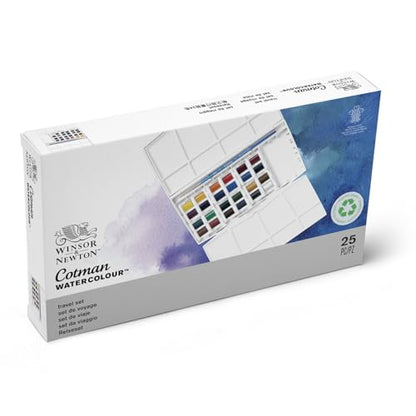 Winsor & Newton Cotman Watercolor Paint Set, Studio Set, 24 Half Pans - style: 24 Half Pan Studio Set