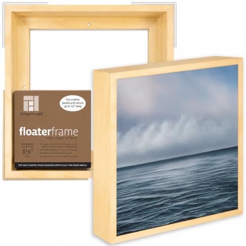Ampersand Float Frame 1.5In Bold 10X10 Maple - color: Maple, size: 10x10