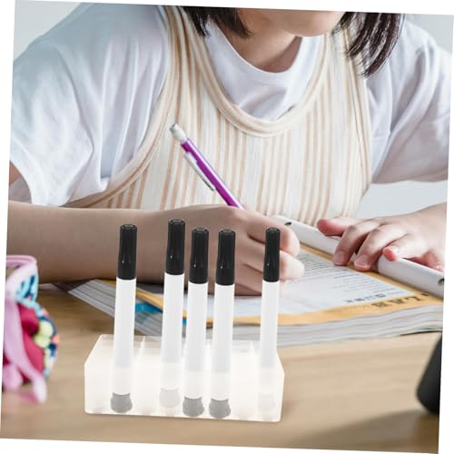 4pcs Marker Storage Rack with Design Capacity Pen Holder for Art Supplies Sleek and Scratch Resistant Organizer for Home Office and School Use