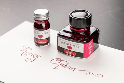 Herbin Fountain Pen Ink - 30ml Bottled - Rouge Opera - color: Rouge Opera, size: 1 fl oz