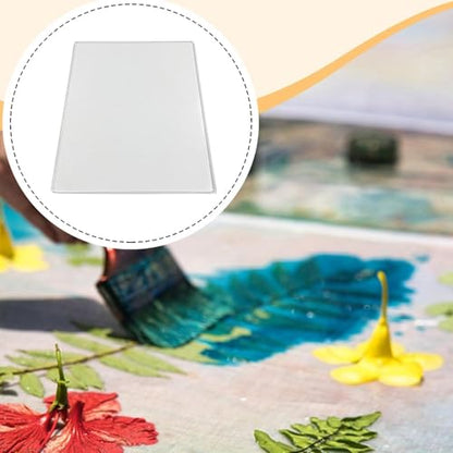 FytStycale Gel Printing Plate Gel Plate Versatile Printmaking Supplies for Journaling Scrapbooking Card Making DIY Arts and Crafts, Rectangle