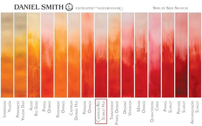 Daniel Smith Extra Fine Watercolor Paint, 15ml Tube, Cadmium Red Scarlet Hue, 284600219 - color: Cadmium Red Scarlet
