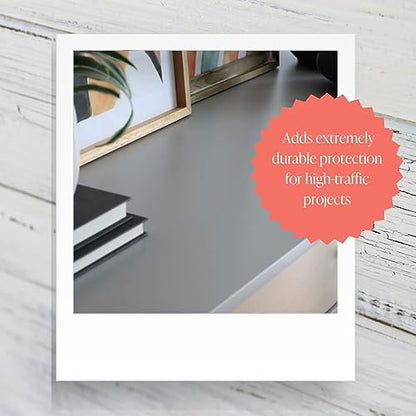 Clear Coat - Eco-Friendly Clear Satin Sheen Top Coat for Chalk Style Furniture Paint, Very Durable, Non Yellowing, Waterproof Sealant for High Traffic Furniture - Indoor/Outdoor - (4 oz) - size: 4 Ounce (Pack of 1)