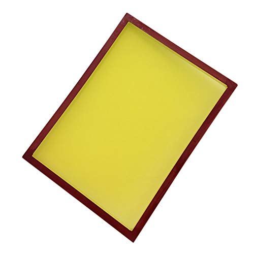 6 PCS 20" x 24"Aluminum Screen Printing Frame Screens with 230 Yellow Mesh Count (Tubing: 1.5"x 1.5")