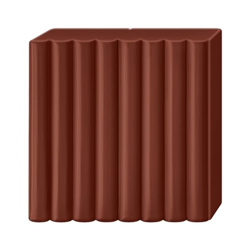 STAEDTLER Polymer Modelling Clay - FIMO Professional - Oven Bake Clay - Chocolate, 57g - 1 Block, 8040-77 - color: Chocolate
