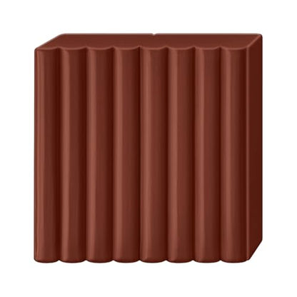 STAEDTLER Polymer Modelling Clay - FIMO Professional - Oven Bake Clay - Chocolate, 57g - 1 Block, 8040-77 - color: Chocolate