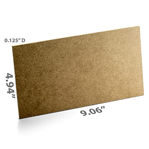 Officemate MDF Board 5 x 9 Inch | 1/8 Inch Thick | For Crafts | Brown | 20 Boards, Pack of 6 - size: ‎9 x 5 x 0.99 inches (Pack of 6)