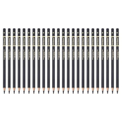 PATIKIL 24Pcs Drawing Pencils for Sketching, Medium Hard Refill Sketch Pencils for Drawing, Graphite Art Pencil Set Professional Resistant Lead for Painting Shading Artist Office Supplies - size: Medium Hard