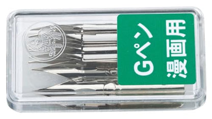 Zebra Pen, Chrome G Nib, Comic Pen Nibs for Manga, Calligraphy, and Illustration, Durable Steel Nibs Create, Designed to be Used with a Nib Holder and Dipped in Ink, 10-Pack (80100)