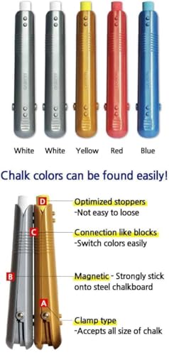 LENITH Multi Chalk Holder Pastel Holder 5 pcs Set