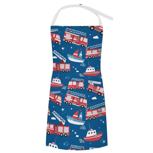 Cooking Apron for Adults with Pockets, Waterproof Oil Resistant Bib for Kitchen Restaurant BBQ Baking - color: Style (328)