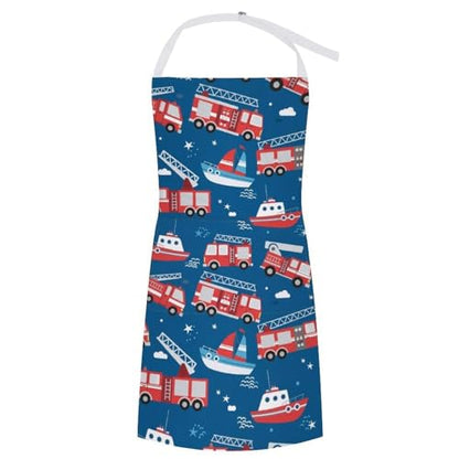 Cooking Apron for Adults with Pockets, Waterproof Oil Resistant Bib for Kitchen Restaurant BBQ Baking - color: Style (328)
