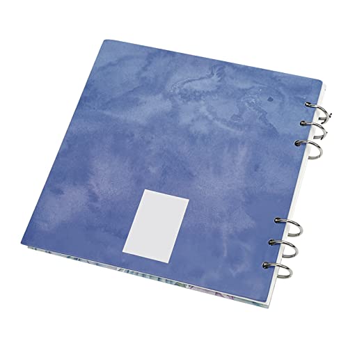 Watercolor Sketchbook - Watercolor Paper Sketch Book | Cold Press | 7.7 x 7.7 in, 20 Sheets, 140lb (300gsm) Heavyweight Paper | Loose-Leaf Binding, Lay Flat Water Journal, for Kids, Amateur - color: Succulent