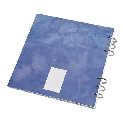 Watercolor Sketchbook - Watercolor Paper Sketch Book | Cold Press | 7.7 x 7.7 in, 20 Sheets, 140lb (300gsm) Heavyweight Paper | Loose-Leaf Binding, Lay Flat Water Journal, for Kids, Amateur - color: Succulent