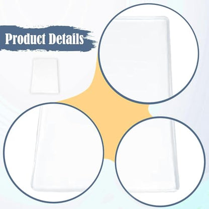 Gel Plate Washable Waterproof Print Plate Reusable Monoprinting Card to Clean Flexible Material for Arts Crafts Scrapbooking Home, A4 - size: A4