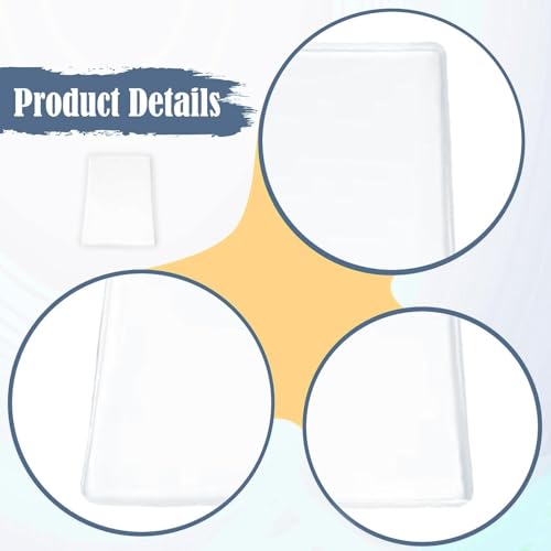 Gel Plate Washable Waterproof Print Plate Reusable Monoprinting Card to Clean Flexible Material for Arts Crafts Scrapbooking Home, A5 - size: A5