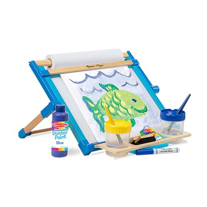Melissa & Doug Deluxe Easel Paper Roll Replacement, 2-Pack Bundle for Coloring, Writing or Painting (17 in. x 75 ft.) Art Supplies for Kids Ages 3+ (White) - FSC Certified