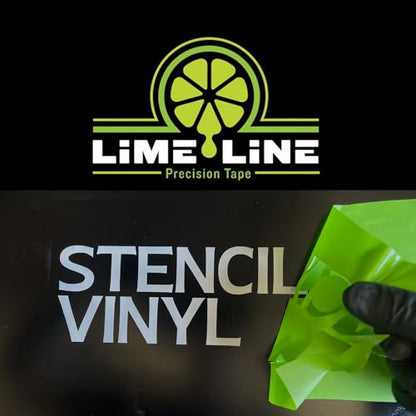 LiME LiNE Transfer Tape, Clear with Alignment Grid, No Residue - for Transfering Stencils and Decals (Vinyl Combo Pack) - color: Vinyl Combo Pack