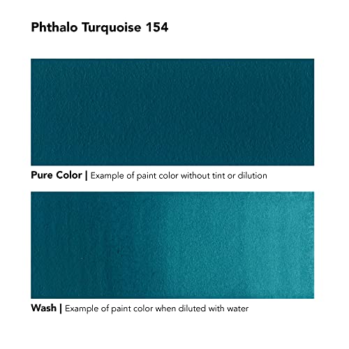 Daler-Rowney System3 Acrylic Ink Bottle Phthalo Turquoise 29.5ml - Versatile Acrylic Ink for Artists and Students - Opaque Calligraphy Ink for Drawing Illustrating Airbrushing Dip Pen Ink and More