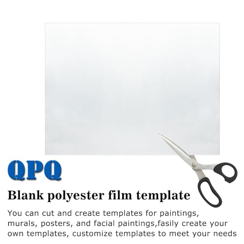 7-Pack Quilting Template Plastic Sheets Translucent, 12x18 Inch Sewing Templates Material for Quilting Patterns Templates, Plastic Quilting Templates for Cutting Patterns