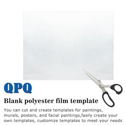 7-Pack Quilting Template Plastic Sheets Translucent, 12x18 Inch Sewing Templates Material for Quilting Patterns Templates, Plastic Quilting Templates for Cutting Patterns
