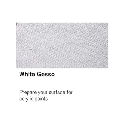 Winsor & Newton Professional Acrylic Medium, White Gesso, 450ml (15.2-oz) - color: White Gesso, style: 450ml (15.2-oz)