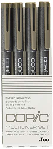 Too Copic Multi-Liner Set of 4 Warm Grey