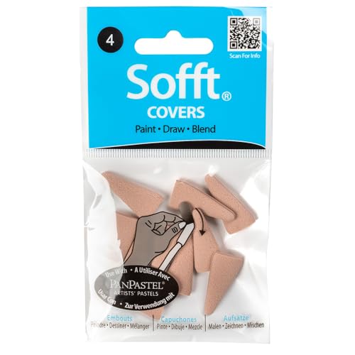 Sofft Artist Tools by GOLDEN, Covers - No. 4 Point (Refill Pack), Pack of 10, Professional Artist Pastels