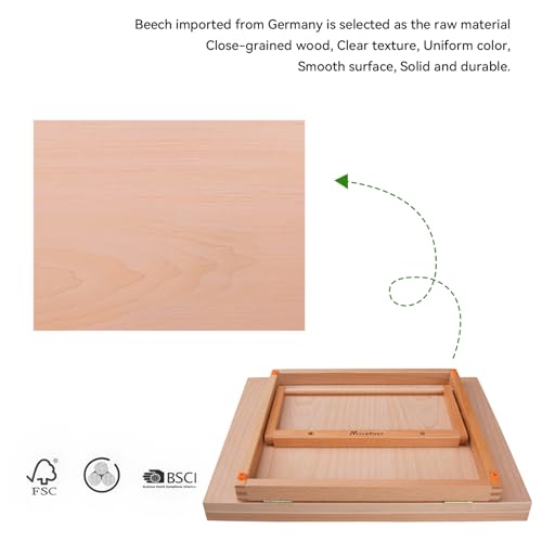 Tabletop Easel A3 Painting Easel with Smooth Surface, Adjustable Angle Art Easel for Artists, Children, Beginners & Student - style: A3 Upgrade