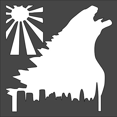 1 PCS Custom Cut Stencil Godzilla Crafts, Arts, Scrapbooking - Painting on The Wall, Wood, Glass and Other, (243)