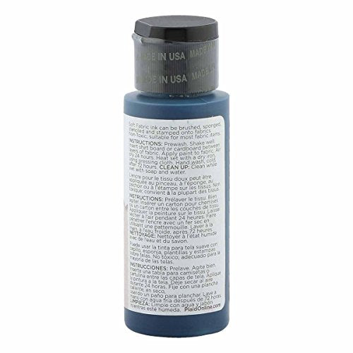 Fabric Creations Fabric Ink in Assorted Colors (2-Ounce), Navy Blue