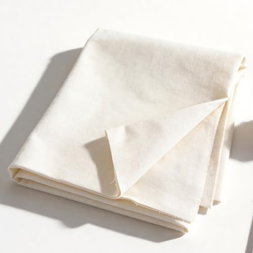 Canvas Fabric, Premium Natural Cotton Duck Canvas Fabric Wide for Arts & Crafts, Backings, Covers,1Yd (Natural, 2 Yards)