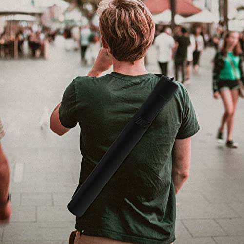INOOMP Mailing Tubes Poster Tube Poster Carrying Case Telescoping Storage Transit Tube Art Document Poster Transport Tubes with Carrying Strap for Drawing Drafting Map Scroll Fishing Rod Case