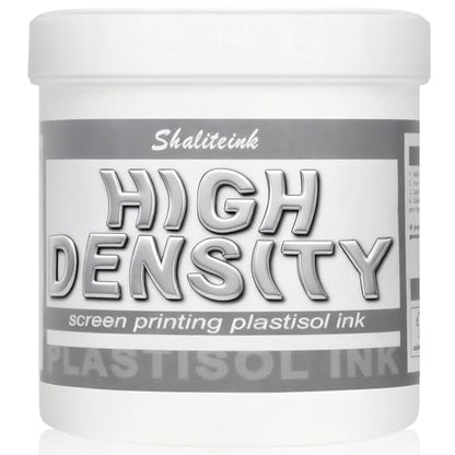 Shaliteink® Screen Printing Plastisol Ink High Density - Highly Opaque Screen Printing Ink for Cotton, Polyester and Other Fabrics (16oz.) - color: High Density, size: 16 fl oz