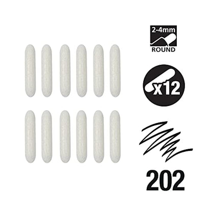FW Mixed Media Paint Marker Nibs, Pack of 12, Medium 2-4mm Round nibs (D160323202) - style: 2-4MM Round, Nibs
