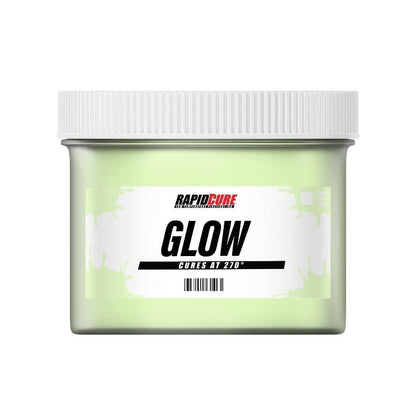 Rapid Cure® Screen Printing Ink Glow in The Dark (Quart - 32oz.) - Plastisol Ink for Screen Printing, Fast Curing Fabric Paint - Screen Print Direct®, USA Made - color: Glow, size: 32 fl oz
