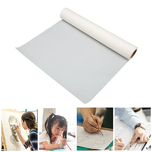 Culnflun Tracing Paper Roll White High Transparency Pattern Paper for Sewing Dressmaking Sketch Drafting Designers Artists Builders 1 Roll Original (23m) - size: 23m