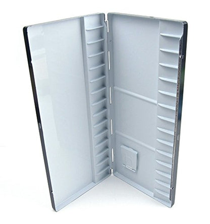 Aluminum Watercolor Palette 30 Well (11.9"x5.4"x0.8") - color: White, size: 30 Well (11.9" x 5.4" x 0.8")