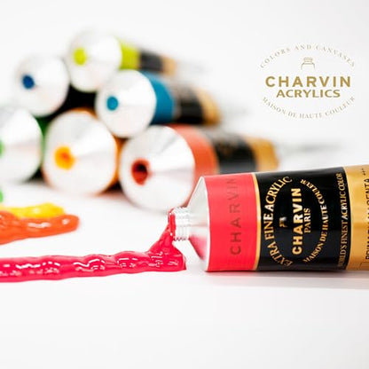 Charvin Extra Fine Professional Acrylic Paint - Brown Madder, 150ml Tube, Triple-Milled, Lightfast Pigments, Open Stock Artist Acrylic Paints in Nature-Inspired Hues - color: Brown Madder, size: 5.07 Fl Oz (Pack of 1)