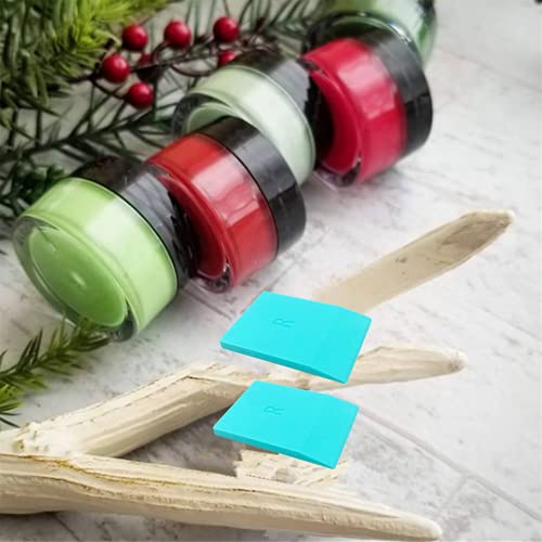 JAJADO Chalk Paste Paint Green, Spring Screen Printing Mesh Stencil Paint Ink Mesh Transfers Paste Supplies, Silk Screen Stencils Paste Painting on Wood Chalkboard Paint Transfer DIY Home Decor - color: Green