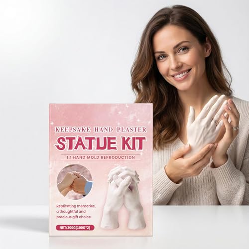 Casting Resin Powder, Eco Friendly Craft Material, Hand Sculpture Clay with Quick Setting Action, Mold Making Plaster for Decor Projects, DIY Art Powder with Fine Texture, Couples Beginners Use