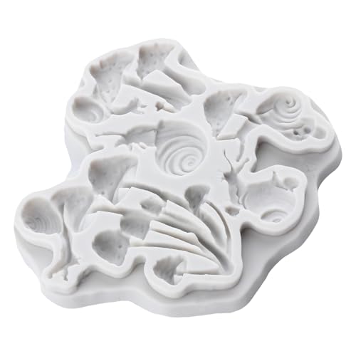 Mushroom Polymer Clay Casting Mold Mushroom Snail Silicone Molds for DIY Crafts Epoxy Resin Casting Air Dry Polymer Clay Plaster Jewelry Making - color: Style B
